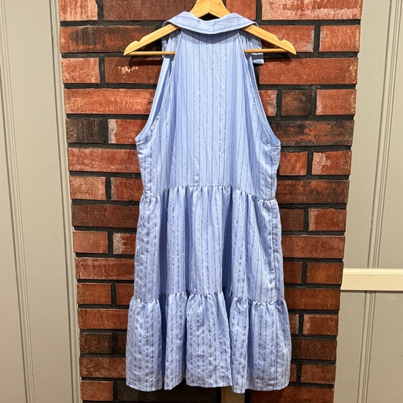 Pomander Place Light Blue Striped Dress - Picture 9 of 13